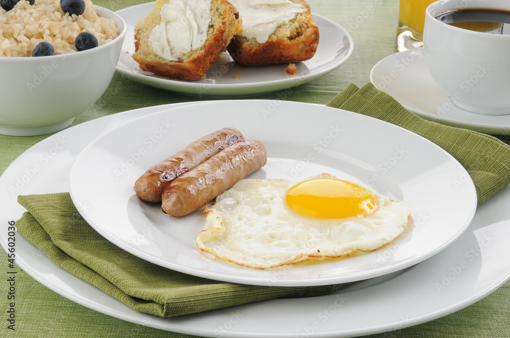 Sausage and eggs Sausage and eggs