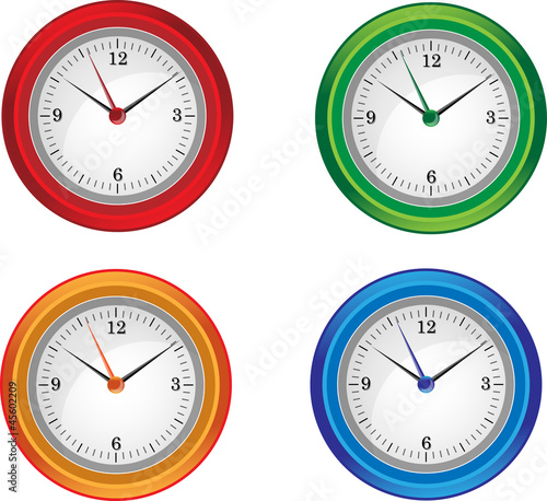Clocks isolated