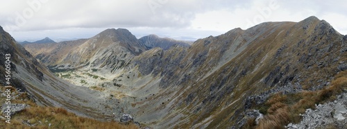 Skriniarky range above Vrece in western part of Tatra mountains