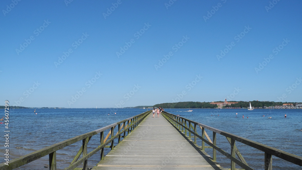 Seebrücke am Strandbad Flensburg