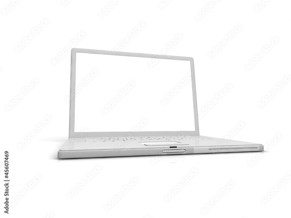 Professional Laptop isolated on white with empty space Professional Laptop isolated on white with empty space