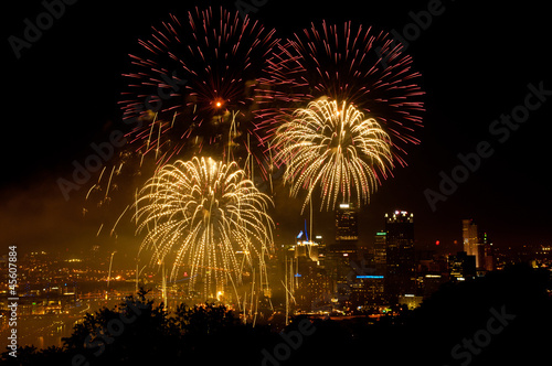 Independence Day Fireworks over Pittsburgh © Karlsson Photo