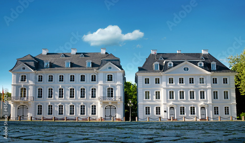 Saarbrücken barocke Häuser an der Ludwigskirche photo