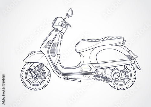 scooter vector