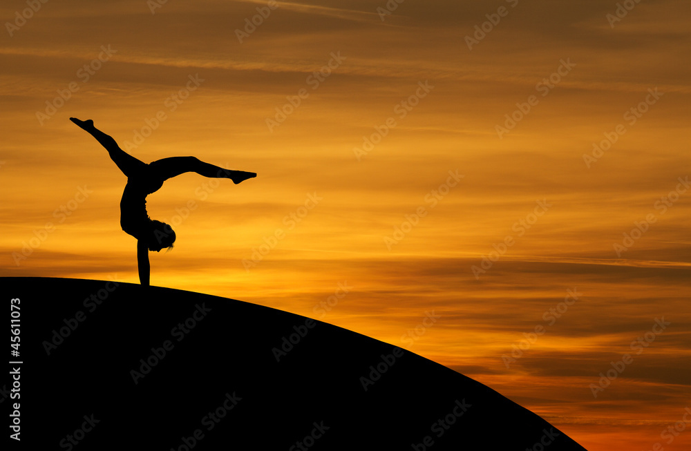 sunset gymnast