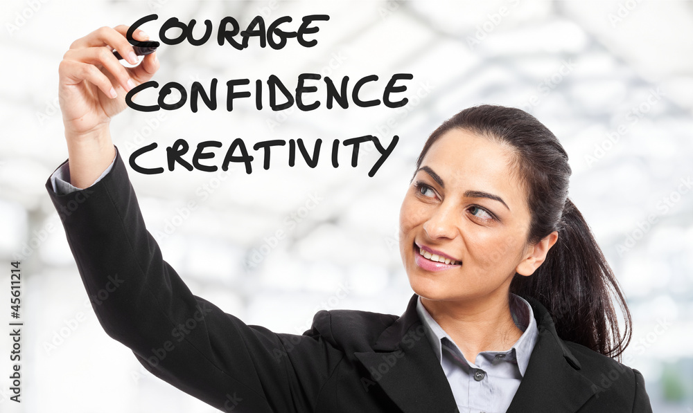 Courage, Confidence and Creativity