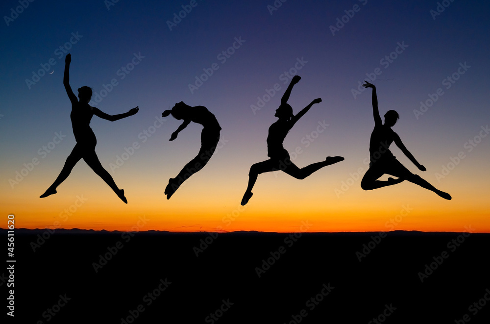 Obraz premium dancers in the dark