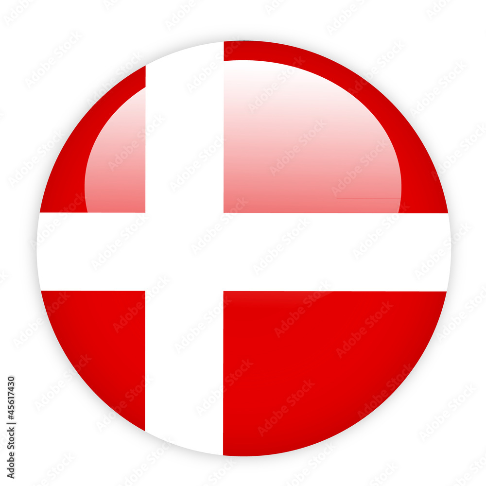 Denmark flag button Denmark flag button
