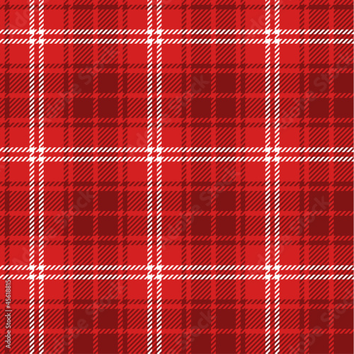 Seamless red tartan