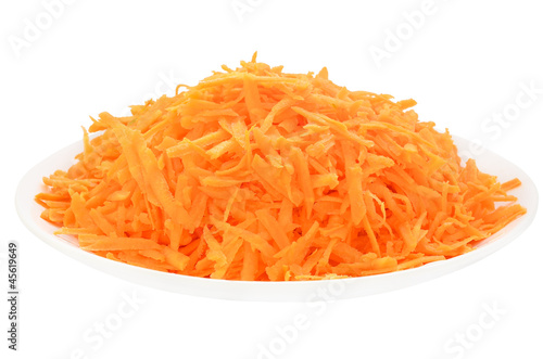Salad of fresh grated carrots