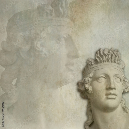 Antique statue background