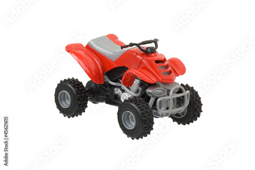 Children's toy quad bike red
