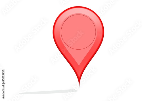 Obraz na płótnie Map pointer