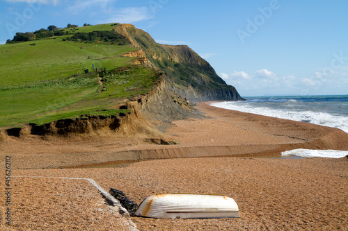 Seatown beach in Dorset near Bridport and Charmouth