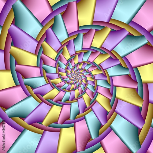 Multicolored Spiral