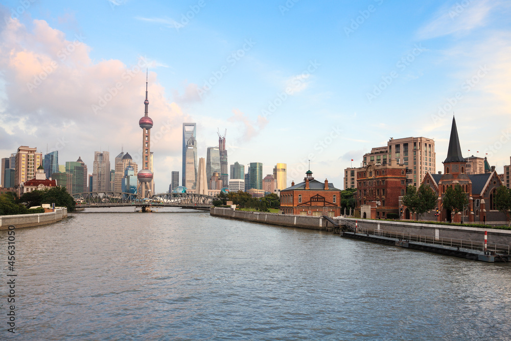 shanghai at dusk shanghai at dusk