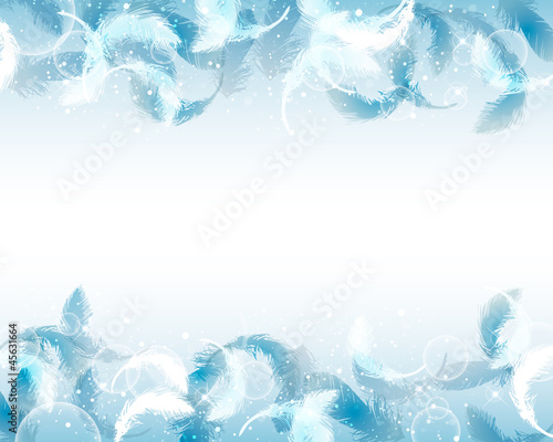 feather shines background