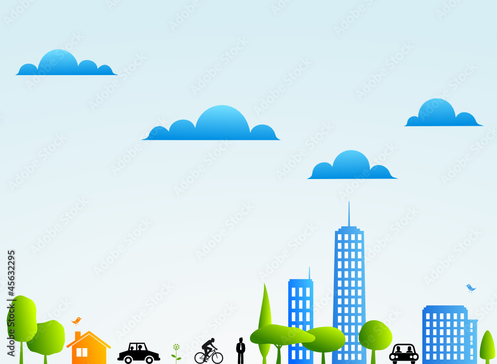 Obraz premium city landscape