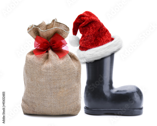 Nikolausstiefel und Nikolaussack