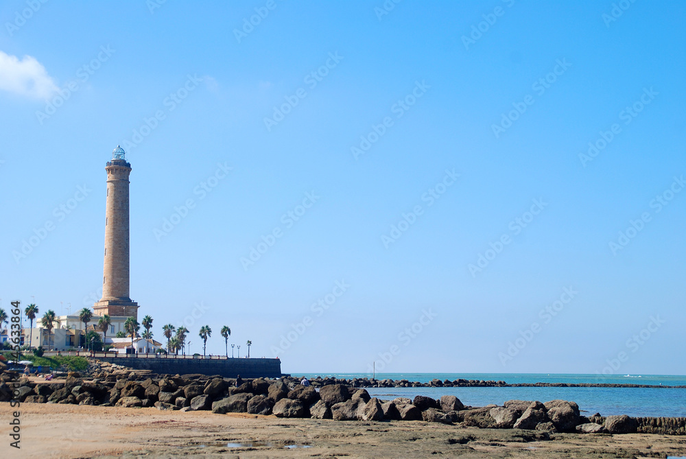 PAISAJE EN CHIPIONA Y VISTAS DEL FARO. COSTERO PAISAJE EN CHIPIONA Y VISTAS DEL FARO. COSTERO
