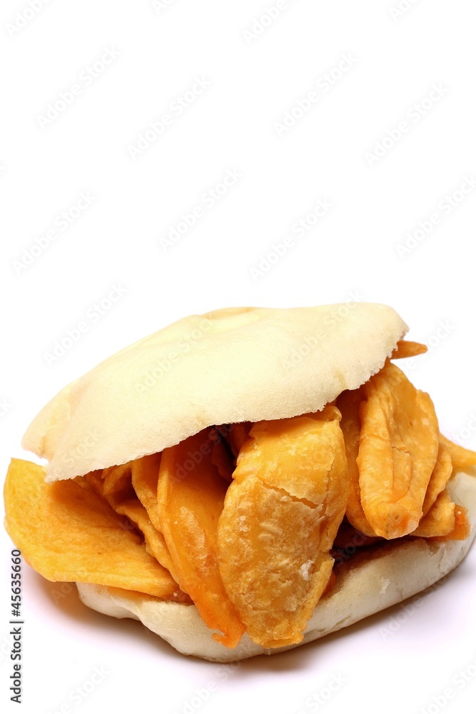 Fette - Focaccia with sliced panissa Fette - Focaccia with sliced panissa