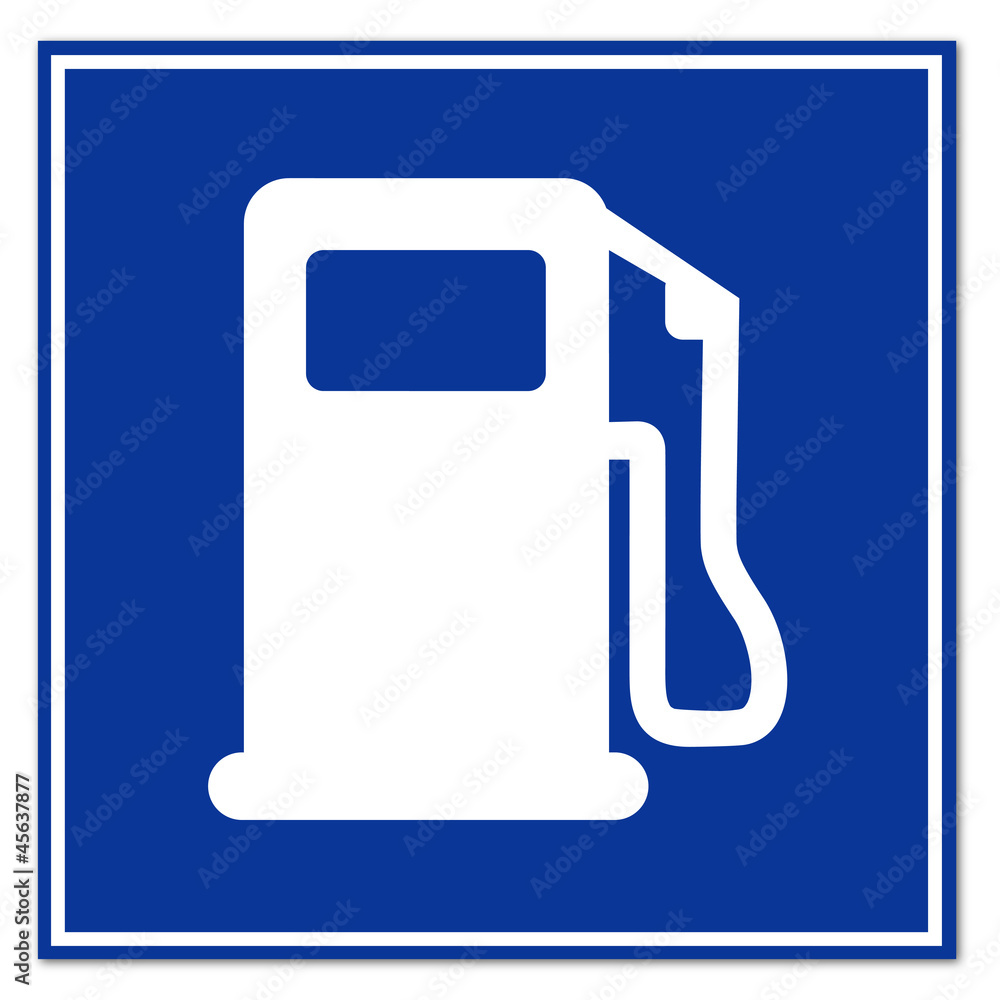 Señal gasolinera Stock Illustration | Adobe Stock