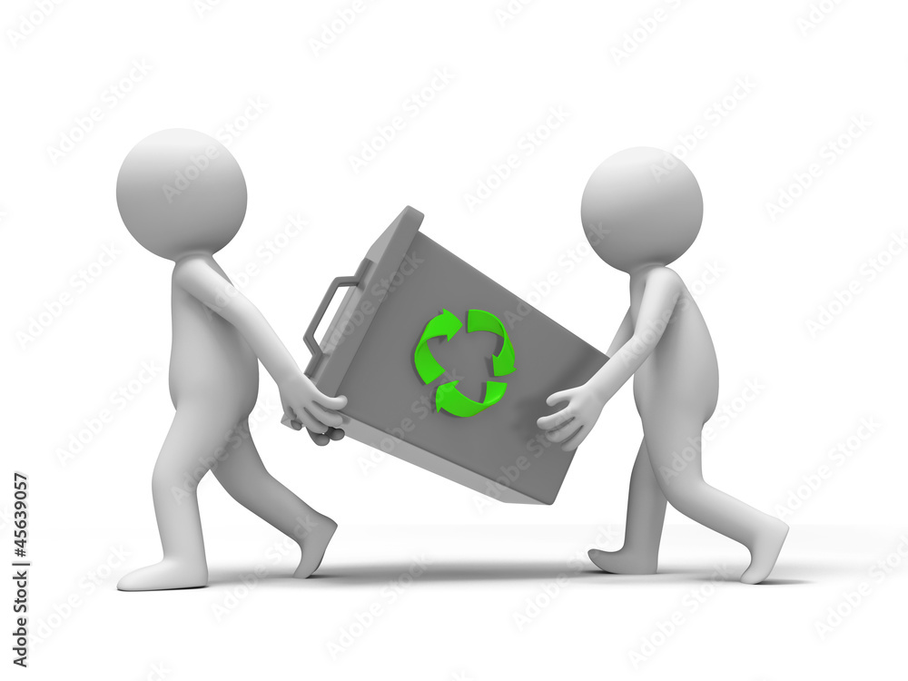 Recycling, Trash can Recycling, Trash can