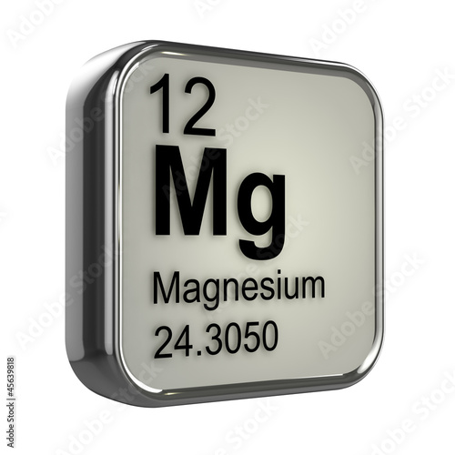 3d Periodic Table - 12 Magnesium photo