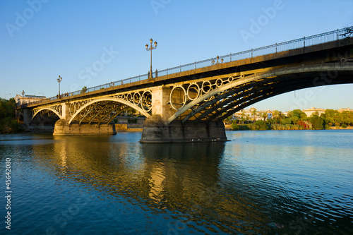 Triana Bridge, Seville, Spain © neirfy