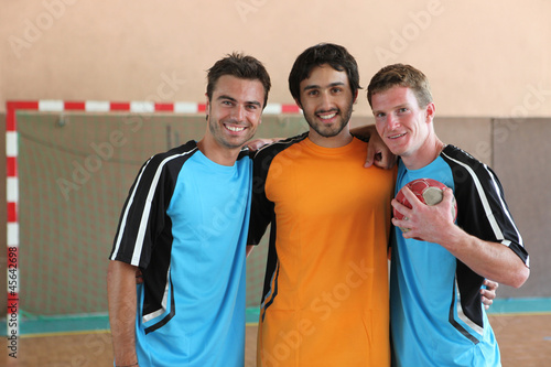 Handball players photo