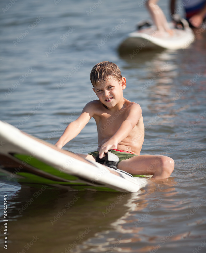 Obraz premium Learning surf