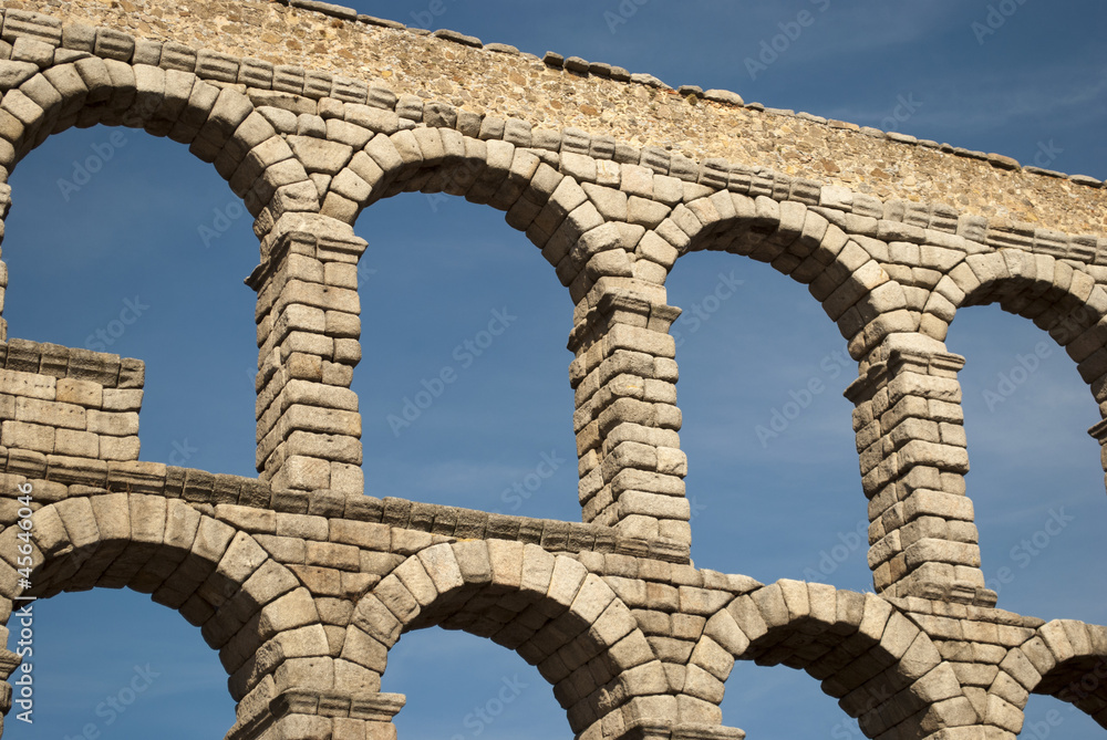 The Aqueduct of Segovia (Spain)