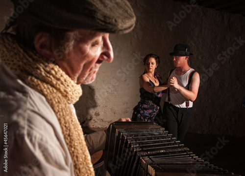 Dancers with Squeezebox Performer photo