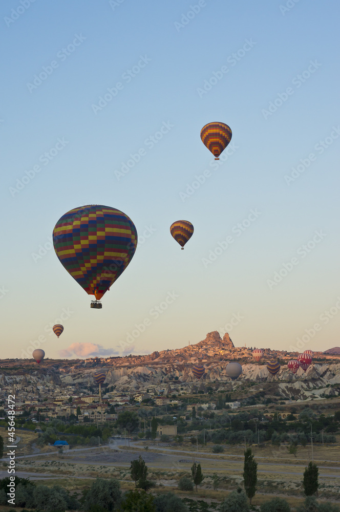 Naklejka premium hot air balloons