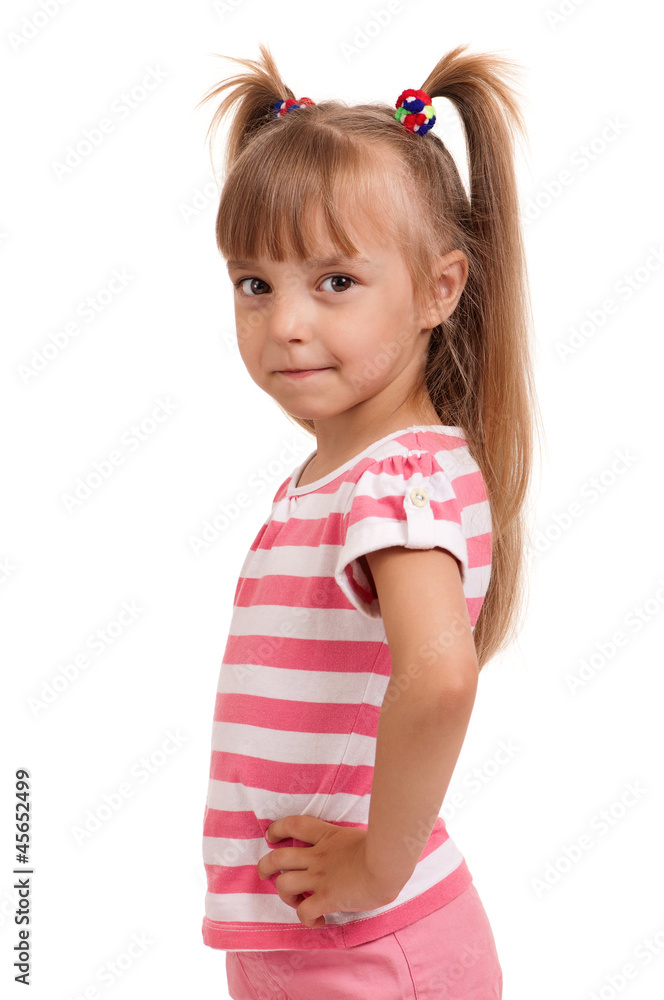 Portrait of emotionally kid Portrait of emotionally kid