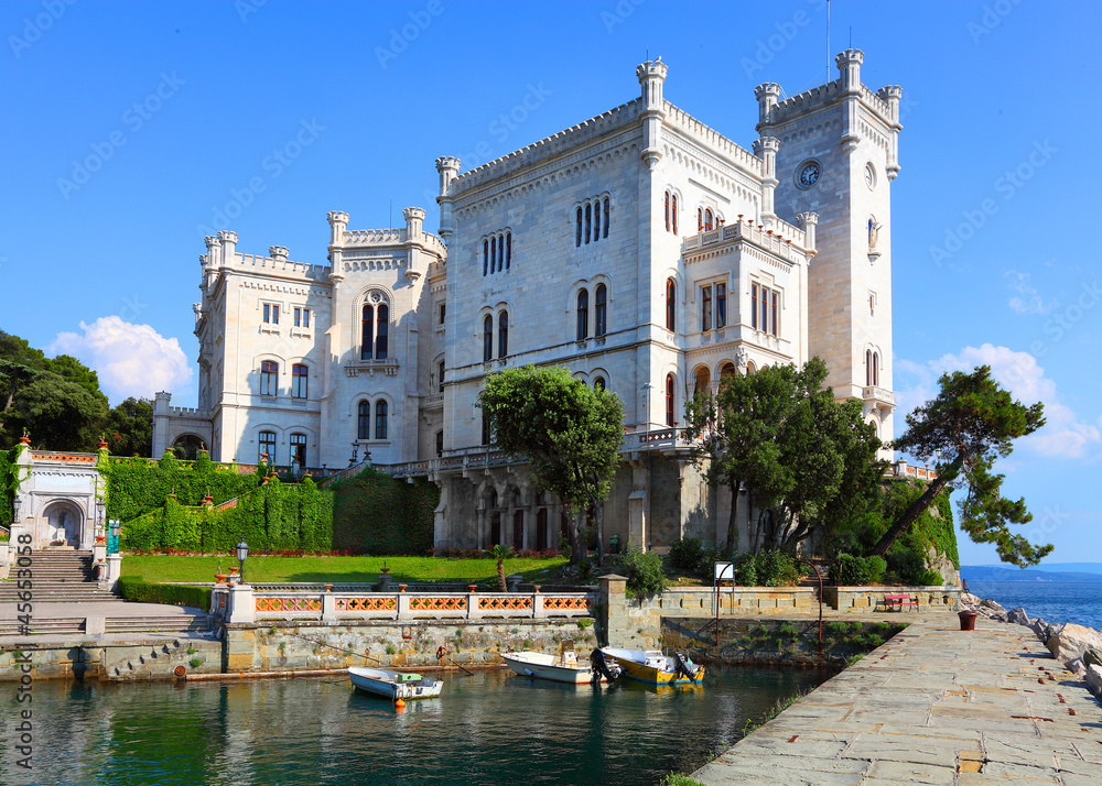 Fototapeta premium The Miramare Castle in Trieste. Italy.