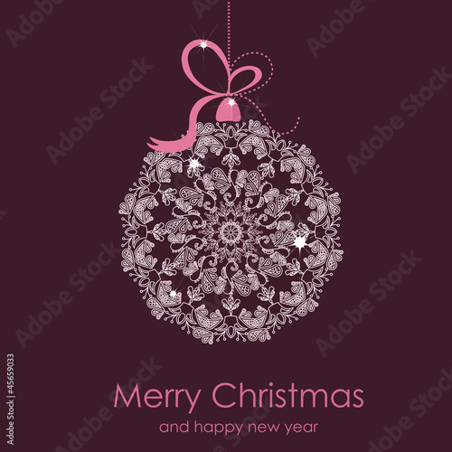 Vector Christmas tree decorations