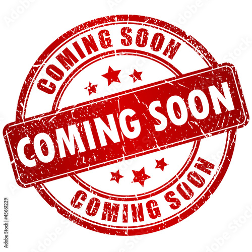 Vector coming soon imprint