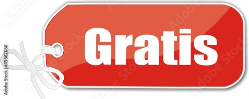 étiquette gratis