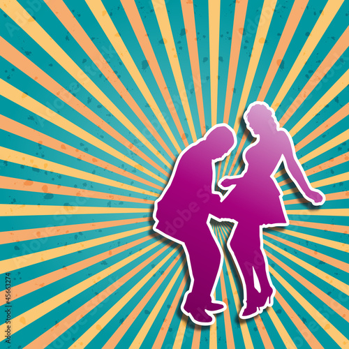 Vector Cover Disc Dance