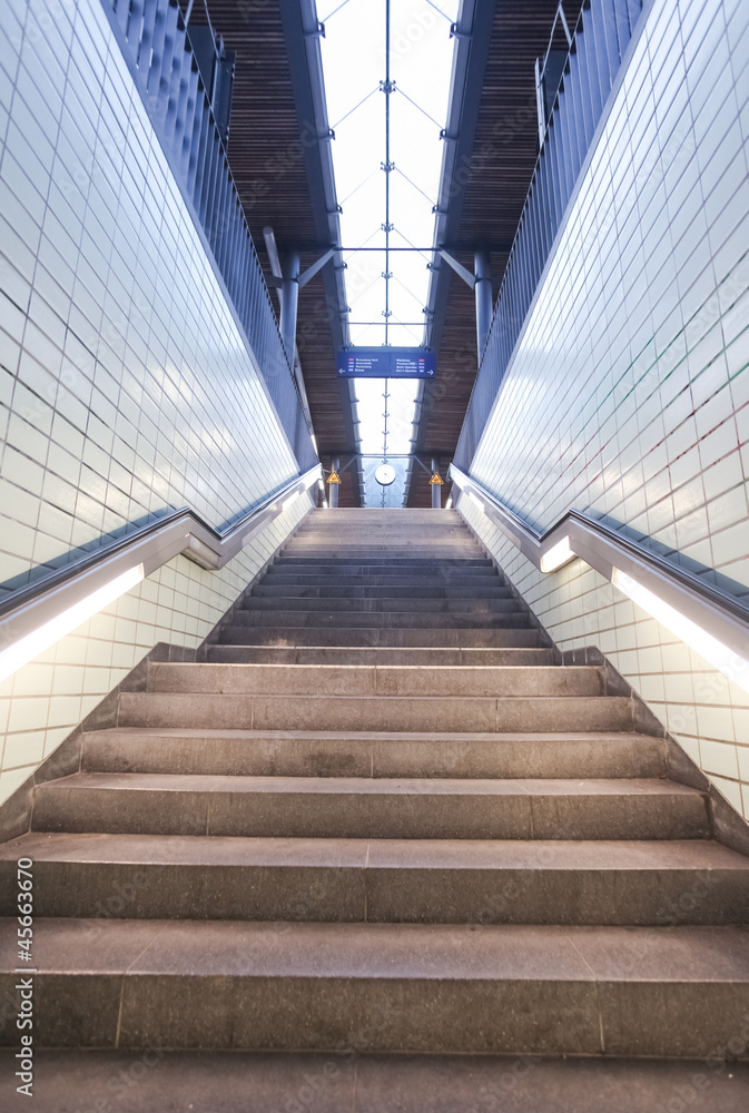 stairs to the platform stairs to the platform