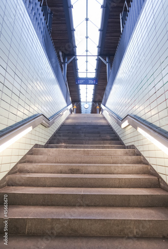 stairs to the platform