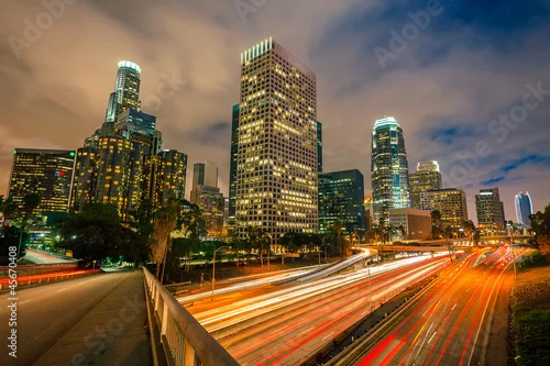 Obraz Los Angeles nocą