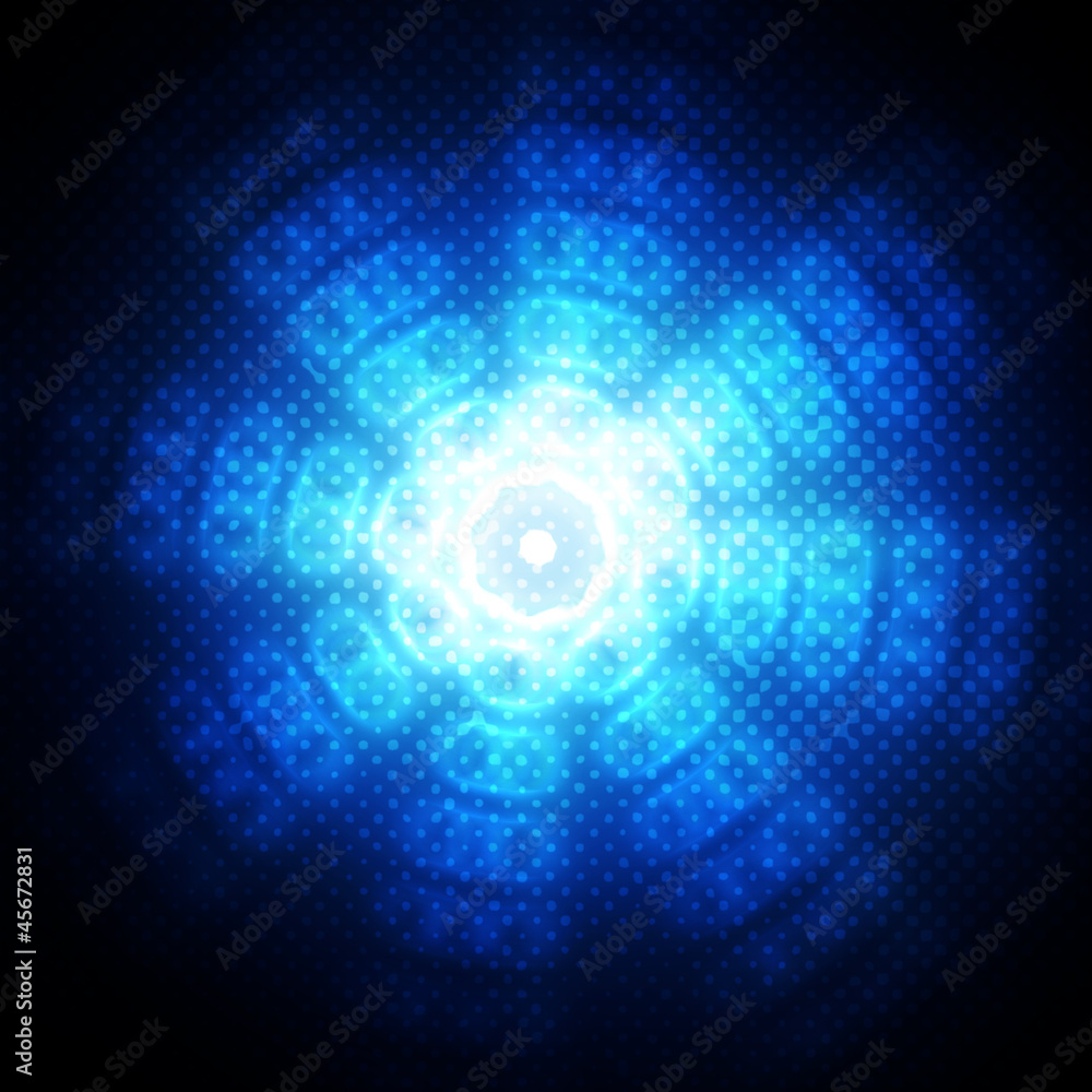 Abstract circles on blue background Abstract circles on blue background