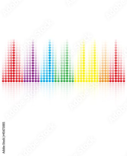 abstract music volume equalizer concept idea background