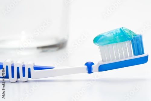 Toothbrush with toothpaste
