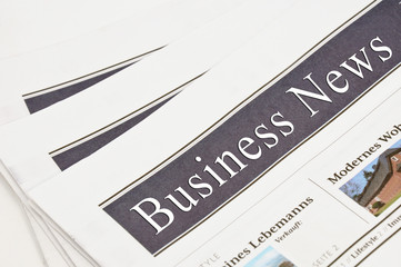 Deken met foto Kranten Business News  © Marco2811