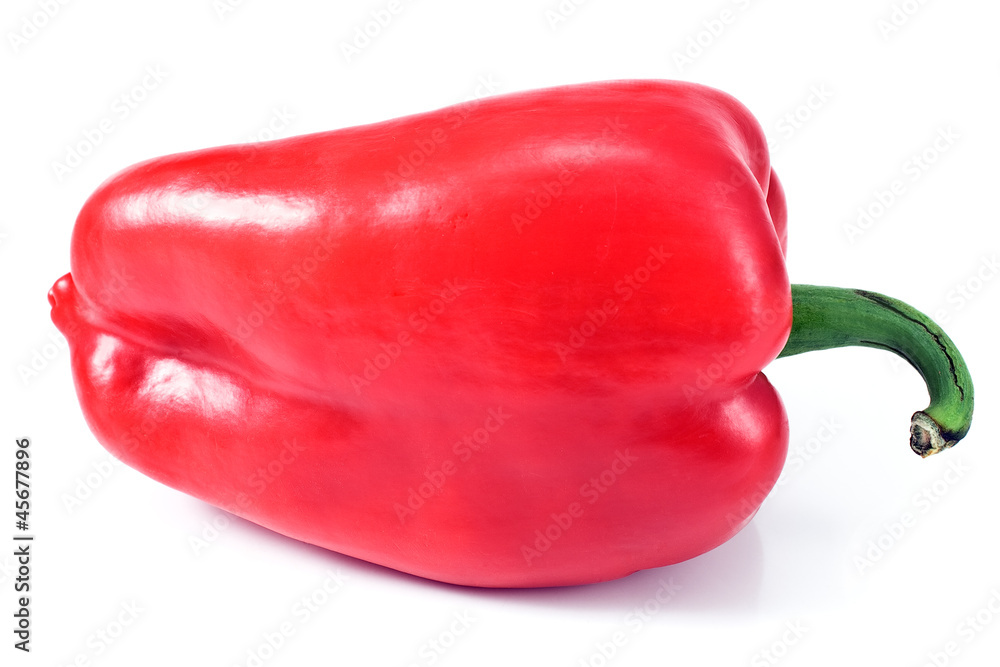 Red pepper isolated on white Red pepper isolated on white