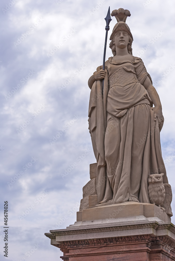 Warrior Goddess Athena statue