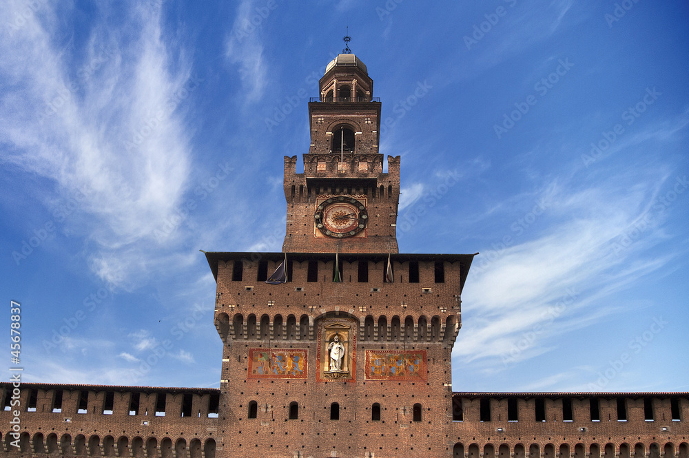 Sforza's Castle - Milan Italy